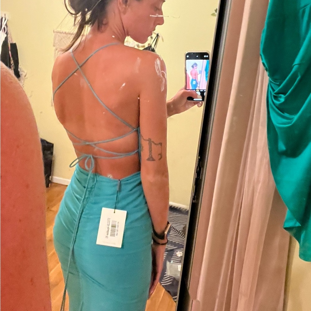 Hello Molly Aqua Blue dress